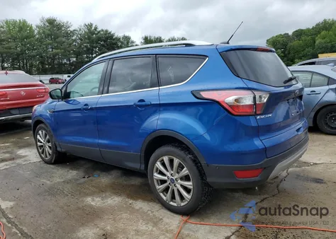 2017 Ford Escape Titanium z USA, uszkodzony, nr VIN 1FMCU9JD6HUE62439